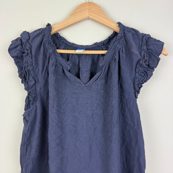 Old Navy Women's Ruffle Short Sleeve Blouse, Size M - Picture 4 of 6